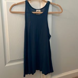 Blue Free People Tank Top